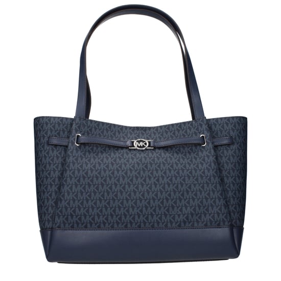 Blaue Stoff-Schultertasche - Image 1