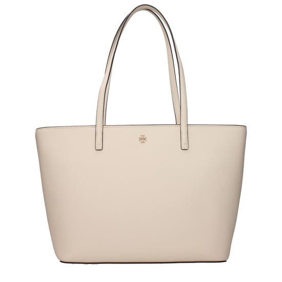 Beige Leder Schultertasche - Image 1