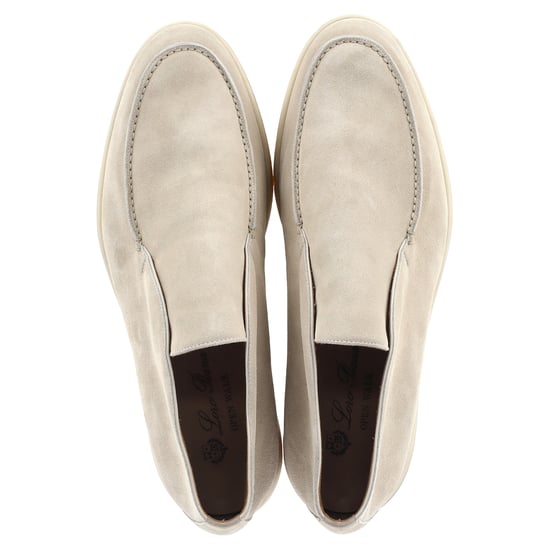 Loro Piana Open Walk Stiefeletten aus beigem Wildleder - Image 2