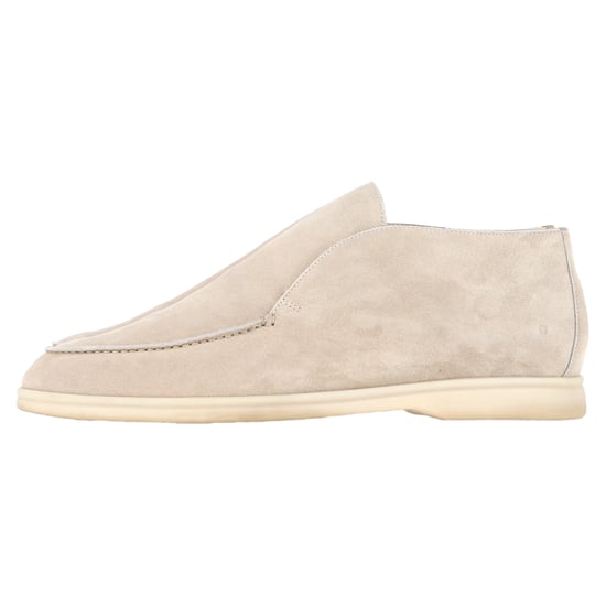 Loro Piana Open Walk Stiefeletten aus beigem Wildleder - Image 4