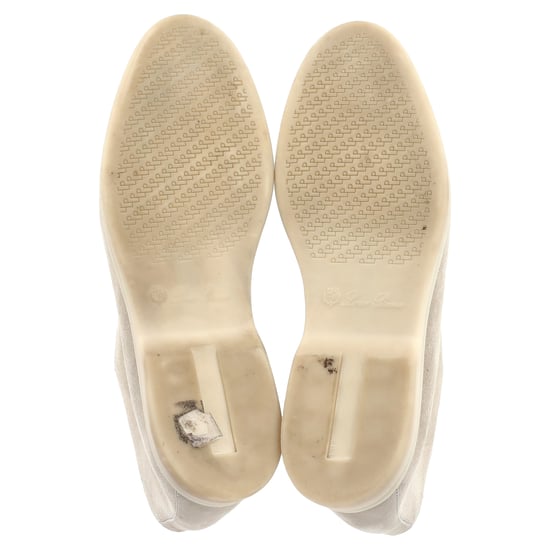 Loro Piana Open Walk Stiefeletten aus beigem Wildleder - Image 6