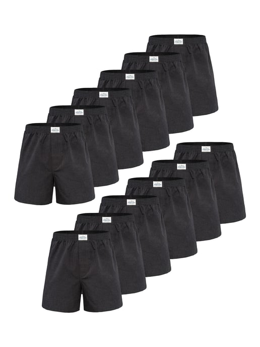 Lakeford & Sons Herren Boxer American Boxershorts Herren 12-Pack in klassischen DesignsBoxershorts, Unterhose, Boxerbriefs - Image 1