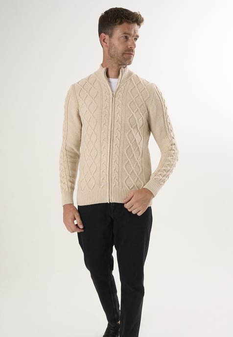 Strickjacke Strickjacke Mit Durchgehendem Reißverschluss - Image 2