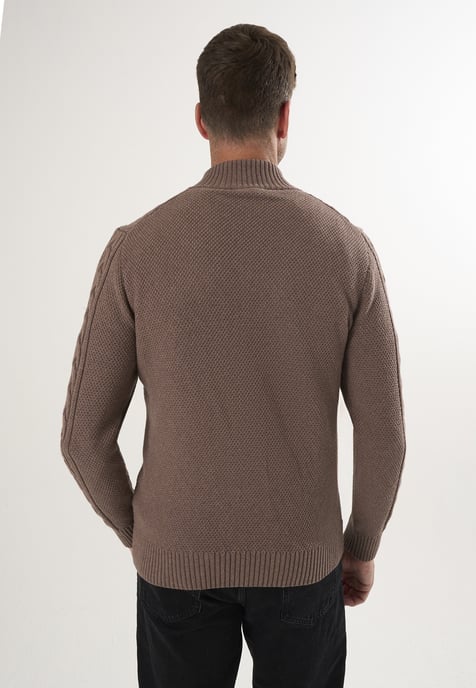 Strickjacke Strickjacke Mit Durchgehendem Reißverschluss - Image 4