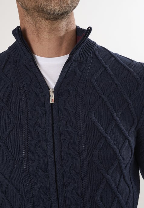 Strickjacke Strickjacke Mit Durchgehendem Reißverschluss - Image 3