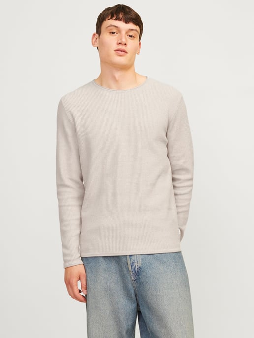 Jack & Jones Pullover Cooper Knit Rundhals Beige - Image 2