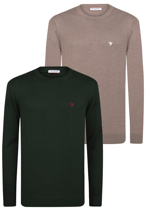 Pullover Pullover Mit Rundhalsausschnitt 2Er-Pack - Image 1