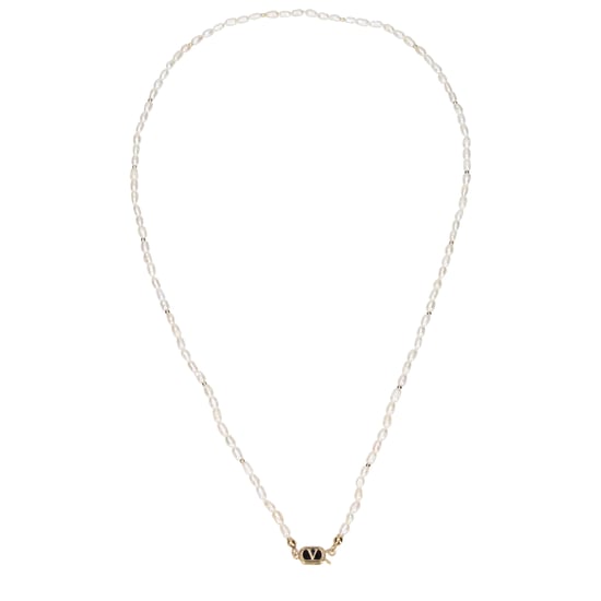 Weißes Metall-Halsband - Image 1