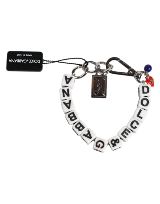 Silberne Messingkette Würfel-Logo Verzierter Charm-Armband - Image 2