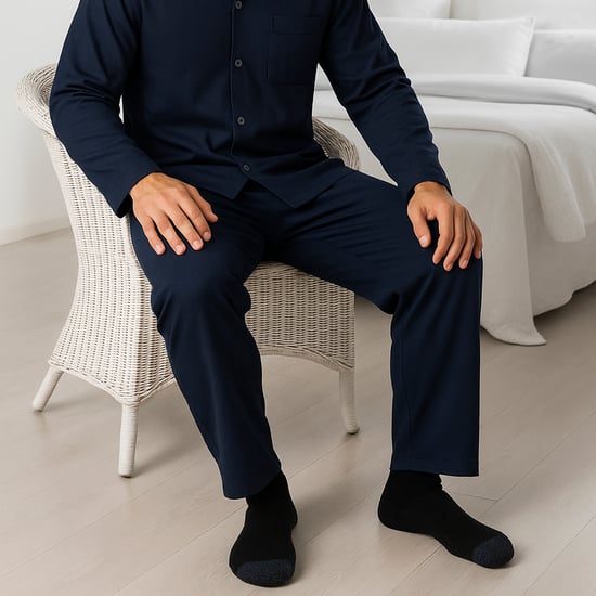 Herren Thermo-Lounge-Hosen mit elastischem Bund für warmen und bequemen Tragekomfort - Image 4