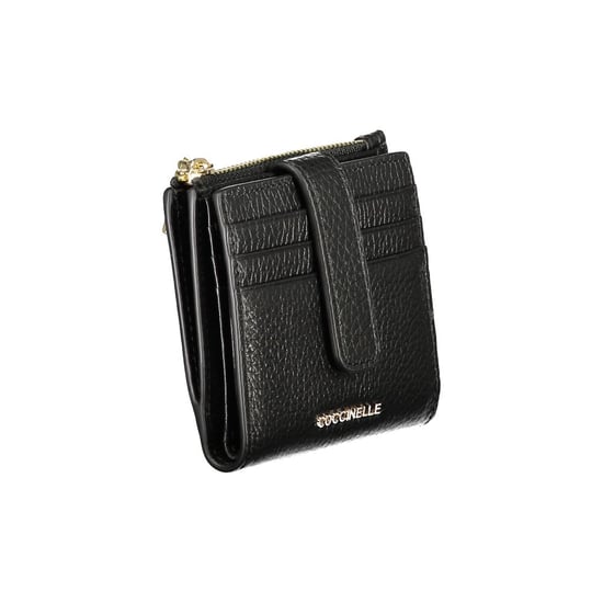 Coccinelle Schwarze Leder Damenbörse - Image 3