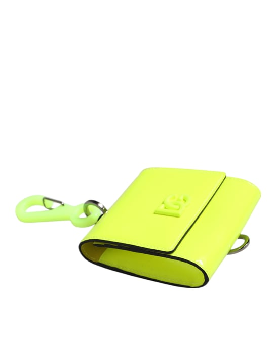 Gelbgrünes Bifold DG Logo Halsband Kartenhalter Geldbörse - Image 2