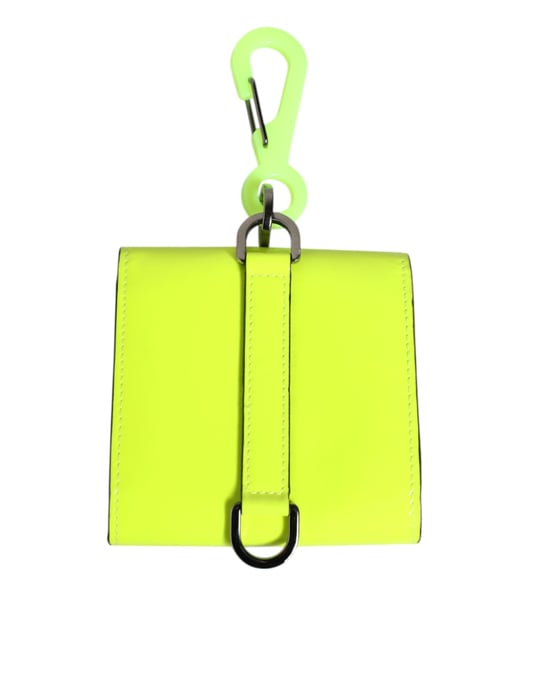 Gelbgrünes Bifold DG Logo Halsband Kartenhalter Geldbörse - Image 4