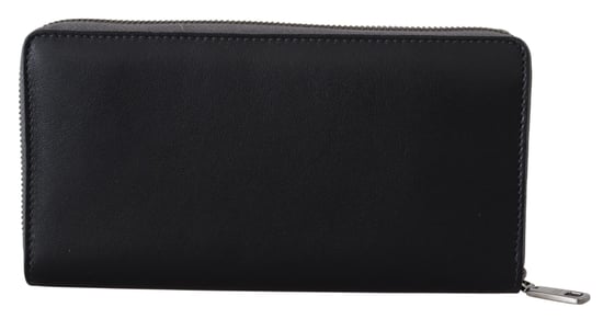 Dolce & Gabbana Black Zip autour de l'embrayage continental Portefeuille masculin - Image 3