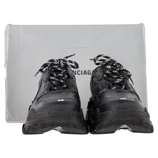 Balenciaga Triple S Sneakers aus schwarzem Polyester - Image 2