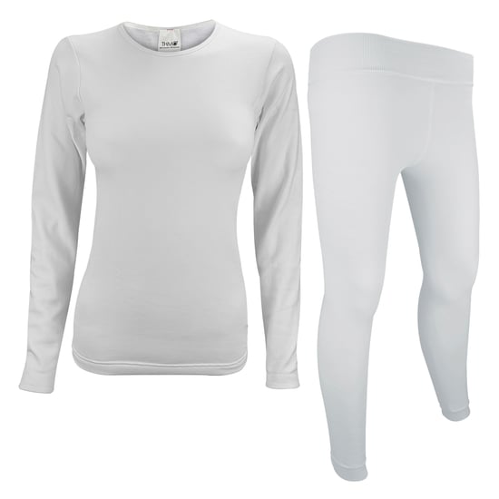 Damen Langarm-Thermooberteil und Thermoleggings für den Winter - Image 1
