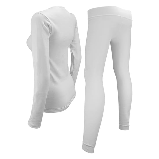 Damen Langarm-Thermooberteil und Thermoleggings für den Winter - Image 4