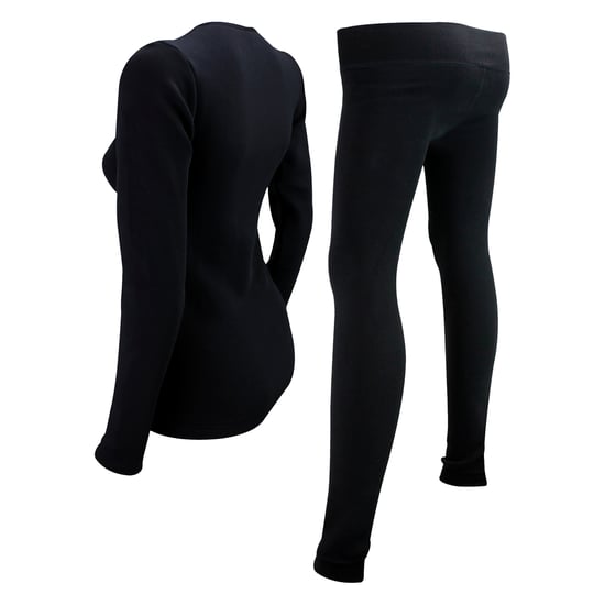 Damen Langarm-Thermooberteil und Thermoleggings für den Winter - Image 4