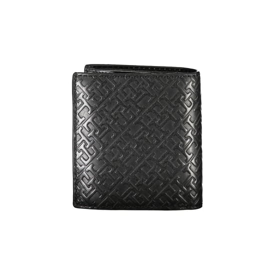 Tommy Hilfiger Elegante schwarze Leder Geldbörse mit zwei Fächern - Image 2
