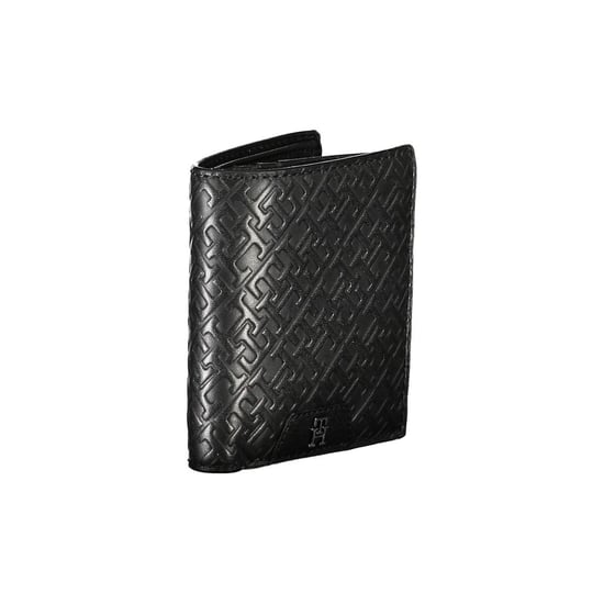 Tommy Hilfiger Elegante schwarze Leder Geldbörse mit zwei Fächern - Image 3