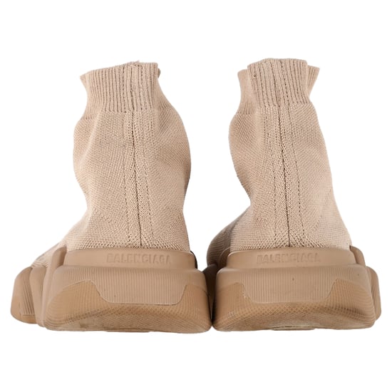 Balenciaga Speed 2.0 Gestrickte Sneakers aus Beige Polyester - Image 5