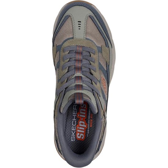 Skechers - Herren Wanderschuhe "Viking AT", Wildleder (Oliv/Grau) - Image 4