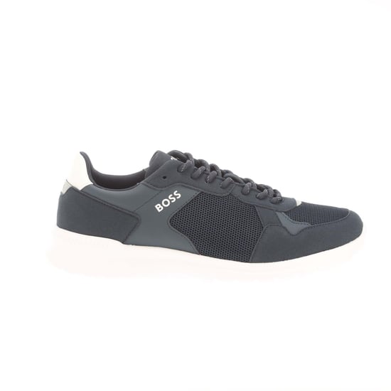 Boss - "Extreme" Sneaker für Herren, Wildleder (Dunkelblau/Weiß) - Image 1