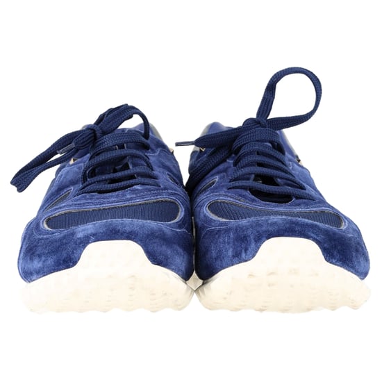 Valentino Garavani Soul AM Sneakers aus navyblauem Wildleder und Mesh - Image 2