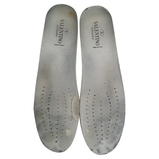 Valentino Garavani One Stud Low-Top Sneakers aus weißem Lammleder - Image 4