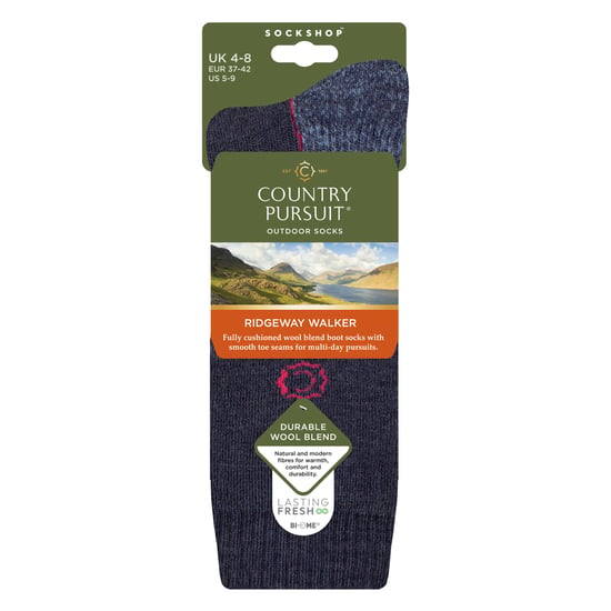 Damen Wollmischung Polster-Socken für Wandern und Outdoor-Komfort - Image 2