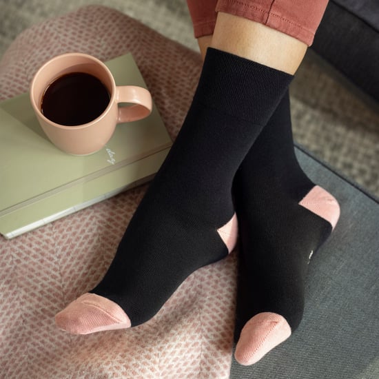 6er-Pack Damen Nicht-Elastische Lockere Muster Baumwoll-Socken - Image 4