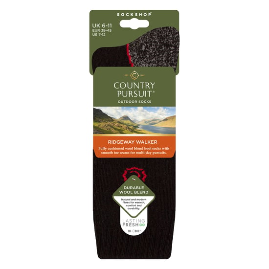Herren-Wollmischung gepolsterte Wandersocken für Wandern und Outdoor-Komfort - Image 2