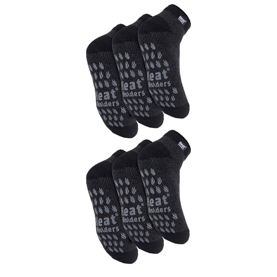 6 Paar Herren 2.3 TOG Rutschfeste, niedrige Thermo-Socken für den Knöchel - Image 1