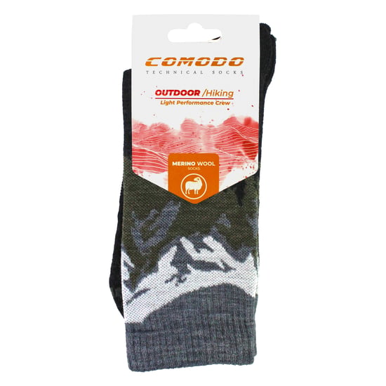 Herren Damen Leichte Performance Crew Merinowollsocken | Trekkingsocken - Image 2