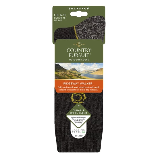 Herren Wolle-Mischung Gepolsterte Wander-Socken für Hiking & Outdoor-Komfort - Image 2