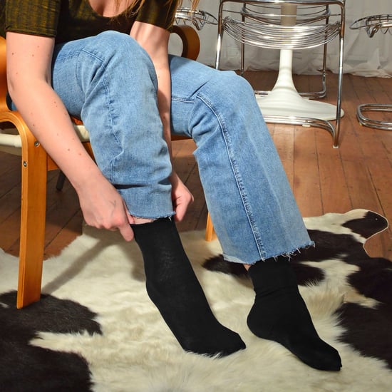 24 Paar Damen Unifarbene Baumwollreiche Kniestrümpfe - Image 3