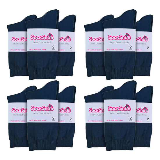 24 Paar Damen-Einfache Baumwollreiche Kniestrümpfe - Image 2