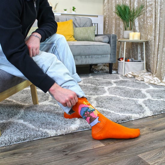 4 Paar Herren-Socken im japanischen Stil aus Baumwolle mit lustigen Mustern - Image 4