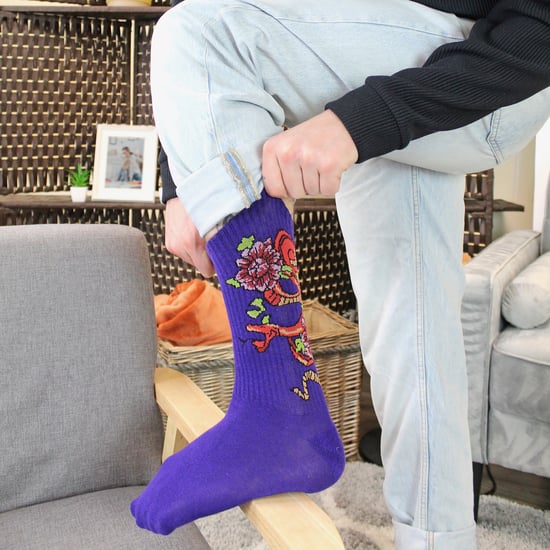 4 Paar Herren-Socken im japanischen Stil aus Baumwolle mit lustigen Mustern - Image 5