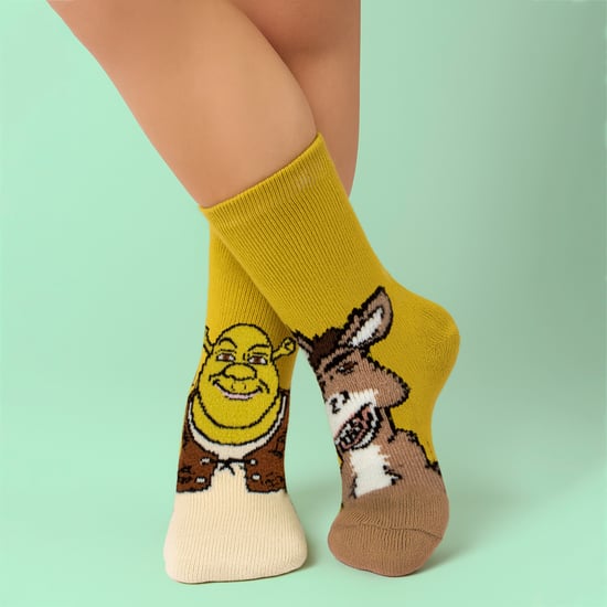 Kinder Thermo Socken mit Shrek-Muster und weicher, gebürsteter Fütterung - Image 4
