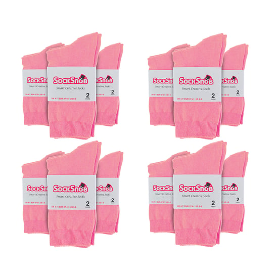 24 Paar Damen Einfarbige Baumwollreiche Kniestrümpfe - Image 2