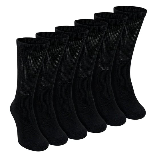 6 Paar Herren Baumwolle Diabetikersocken - Weiche, nicht bindende Socken für den täglichen Komfort - Image 1