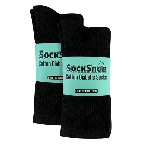 6 Paar Herren Baumwolle Diabetikersocken - Weiche, nicht bindende Socken für den täglichen Komfort - Image 2