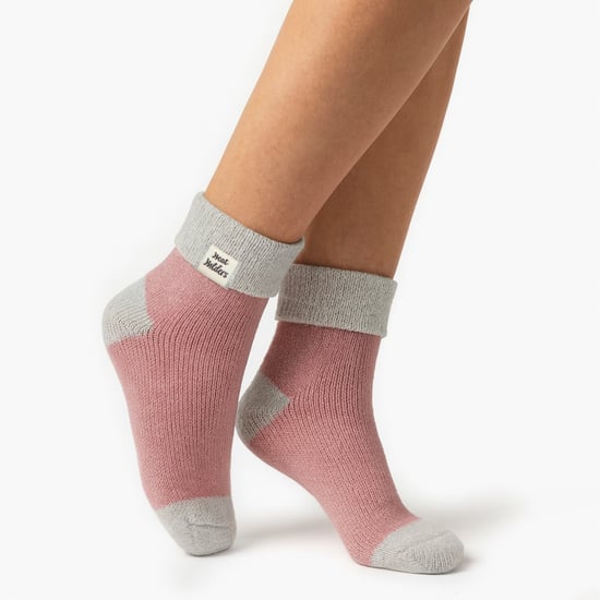 Damen Thermo Schlafsocken mit Rippenumschlag - Image 3