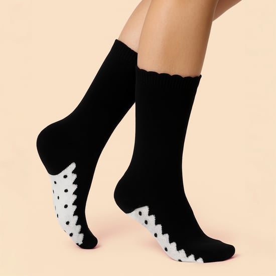 5 Paar Damen Fußbett-Socken mit Spitzeneffekt - Weiche, baumwollreiche Alltagssocken - Image 4