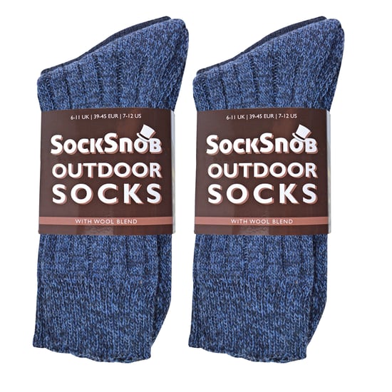 6er-Pack Herren Dicke Warme Wollmischung Wandersocken - Image 2