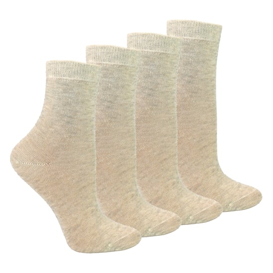4 Paar Kinder Bio-Baumwoll-Sinnesocken - Nahtlose Socken für Jungen und Mädchen - Image 1
