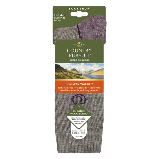 Damen Wollmischung gepolsterte Wander-Socken für Komfort beim Wandern und im Freien - Image 2