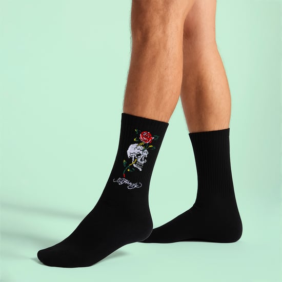 5 Paar Herren Crew Socken - Atmungsaktive, ausgefallene Muster-Socken - Image 4