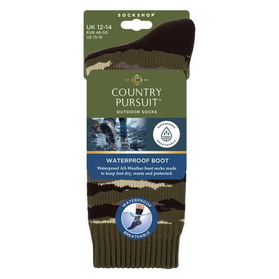 Herren Damen Wasserdichte Outdoor Stoppersocken - Strapazierfähige Dreischicht-Wander-Socken - Image 2